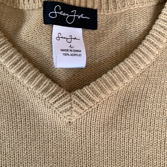 Sean John sweater size large retro acrylic - Picture 3 of 7